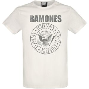 Ramones Amplified Collection - Vintage Shield Tričko bílá