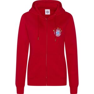 FC Bayern München Logo Mikina s kapucí červená