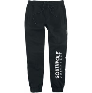 Southpole Basic flisové kalhoty Tepláky černá
