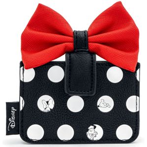 Mickey & Minnie Mouse Loungefly - Minnie Pouzdro na karty cerná/cervená/bílá