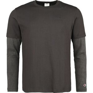 Champion Long Sleeve T-Shirt Tričko s dlouhým rukávem černá