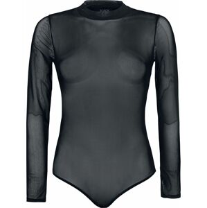 Black Premium by EMP Schwarzer semitransparenter Body Dámské spodní prádlo černá