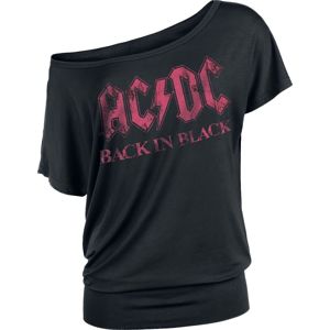 AC/DC Back in Black Dámské tričko černá