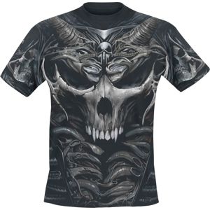 Spiral Skull Armour Tričko černá