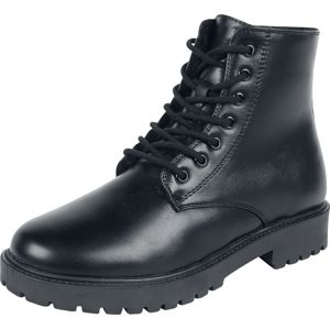 Black Premium by EMP Černé podšité boty na šněrování boty černá