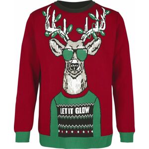 Ugly Christmas Sweater Let It Glow Pletený svetr vícebarevný
