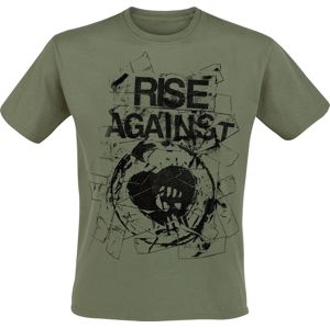 Rise Against Tape Tričko olivová