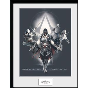 Assassin's Creed Work In The Dark Zarámovaný obraz vícebarevný