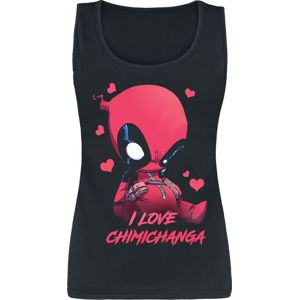 Deadpool Chimichanga Love dívcí top černá