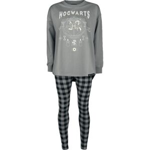 Harry Potter Hogwarts pyžama šedá
