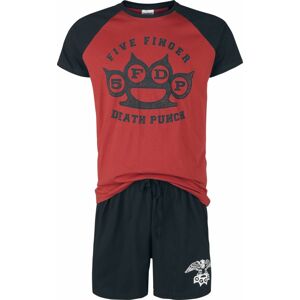 Five Finger Death Punch Death Burst pyžama cerná/cervená