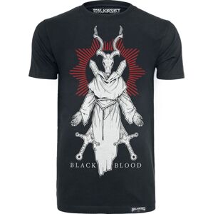 Black Blood by Gothicana Tričko s kozlem - mníchem Tričko černá