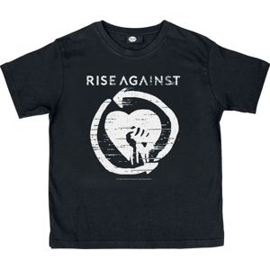 Rise Against Heart Fist Kids detské tricko černá