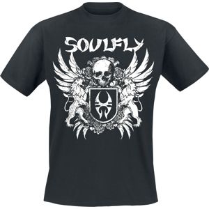 Soulfly Skull Crest Tričko černá