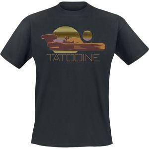 Star Wars Tatooine Tričko černá