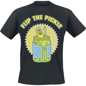 Rick And Morty Flip the Pickle tricko černá