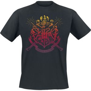 Harry Potter Hogwart's Crest Tričko černá