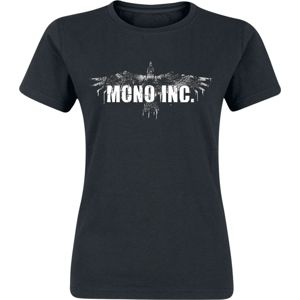 Mono Inc. Raven Vintage Dámské tričko černá