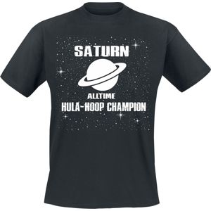 Saturn All Time Hula-Hoop Champion tricko černá