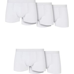 Urban Classics Sada 5 ks jednobarevných boxerek z organické bavlny Boxerky bílá