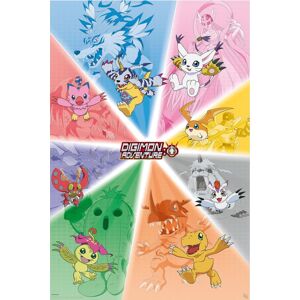 Digimon Digimon Group plakát vícebarevný