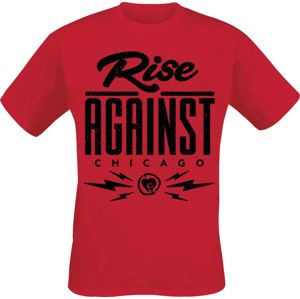 Rise Against Type Tričko červená