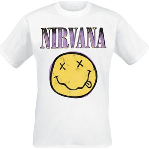 Nirvana Smiley White tricko bílá