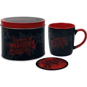 Metallica Stars And Wings - Geschenk-Set Fan balícek cerná/cervená/šedá