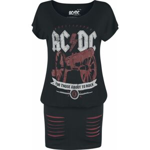 AC/DC EMP Signature Collection Šaty cerná/cervená