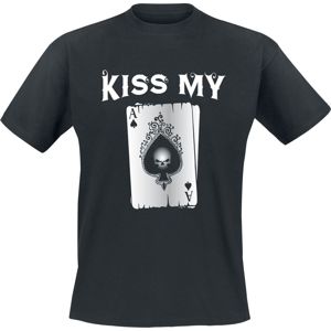 Kiss My Ass tricko černá