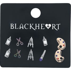 Blackheart Art sada náušnic vícebarevný
