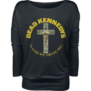 Dead Kennedys In God We Trust, INC dívcí triko s dlouhými rukávy černá