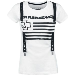 Rammstein Suspender Dámské tričko bílá