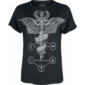 Black Premium by EMP Tričko s vikingským potiskem Dámské tričko černá