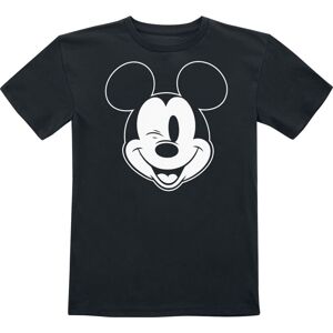 Mickey & Minnie Mouse Kids - Mickey & Friends - Mickey Face detské tricko černá
