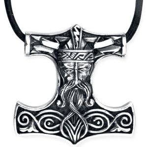 etNox hard and heavy Thors Hammer Náhrdelník - řetízek stríbrná