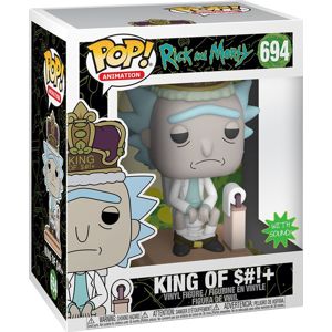 Rick And Morty Vinylová figurka č. 694 Season 4 - Rick on Toilet - King Of $#!+ (se zvukovým efektem) Sberatelská postava standard