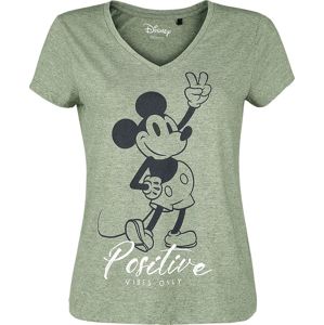 Mickey & Minnie Mouse Positive dívcí tricko smíšená, míchaná zelená
