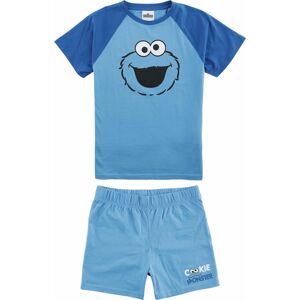 Sesame Street Kids - Cookie Monster Dětská pyžama modrá