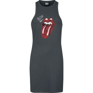 The Rolling Stones Amplified Collection - Autograph Tongue Šaty charcoal