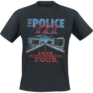 The Police North America Tour 2 tricko černá
