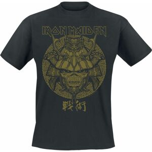 Iron Maiden Samurai Eddie Gold Graphic Tričko černá