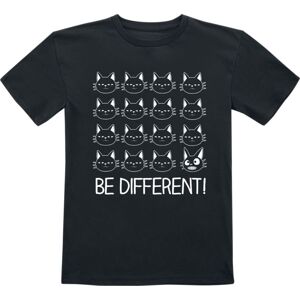 Be Different! Cats detské tricko černá