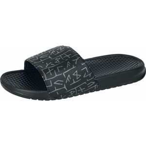 Black Premium by EMP EMP sandály s potiskem s runami sandály černá
