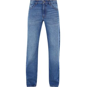 Urban Classics Heavy Ounce Straight Fit Jeans Džíny modrá