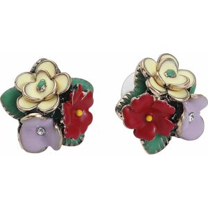 Lovett & Co. Small Flower Cluster Earrings sada náušnic vícebarevný