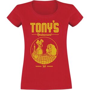 Susi & Strolch Tonys Restaurant Dámské tričko červená