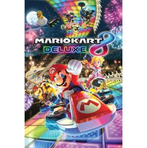 Super Mario Mario Kart 8 (Deluxe) plakát vícebarevný