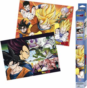 Dragon Ball Sada 2 plakátů Z - Saiyans - Chibi Design plakát vícebarevný