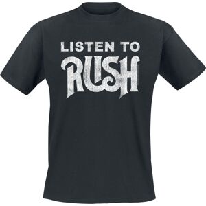 Rush Rush Listen To Tričko černá